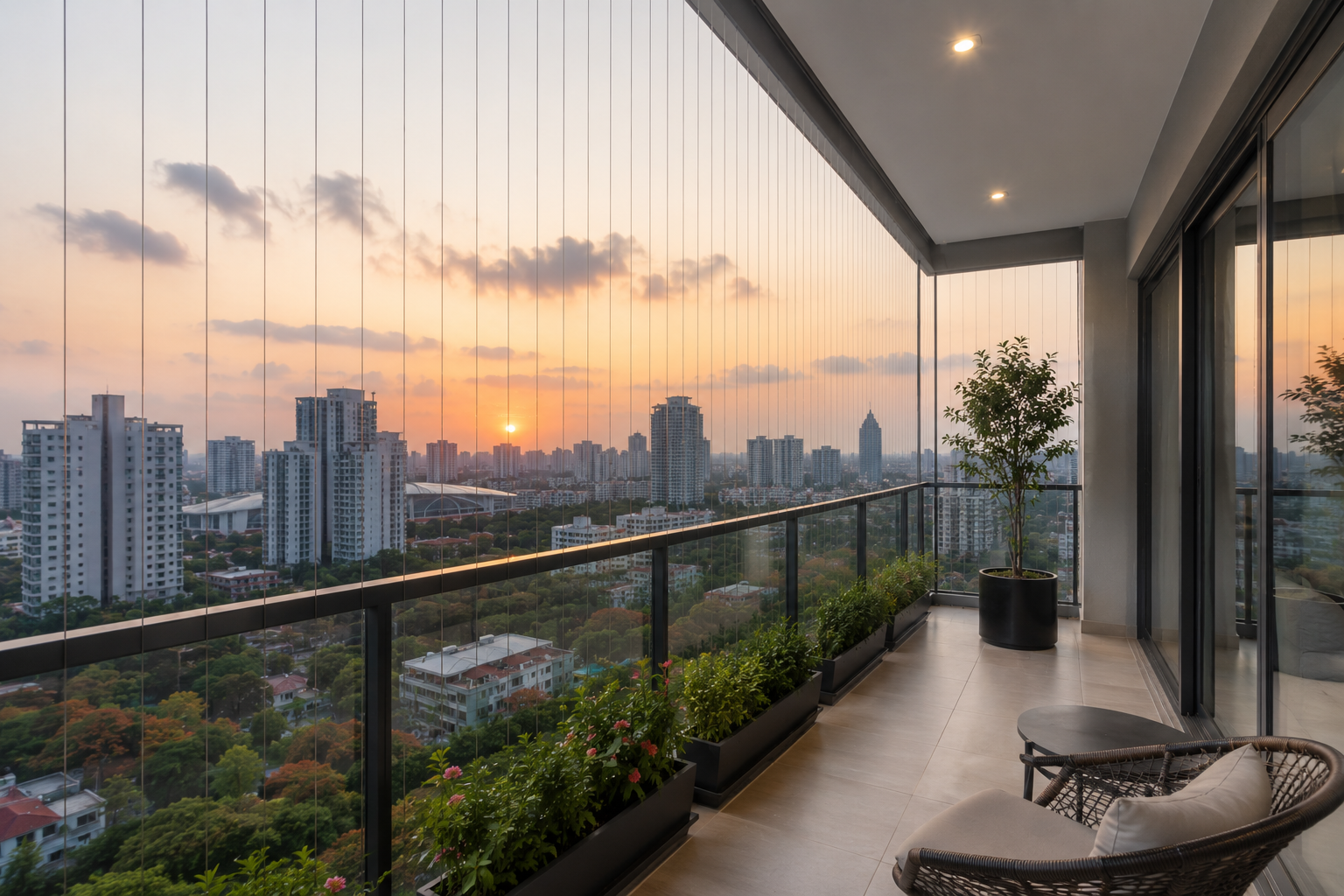 balcony safety grills
