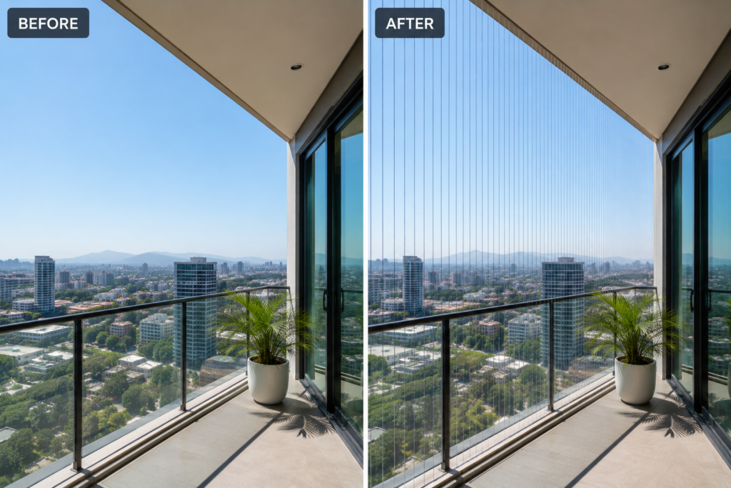 before after