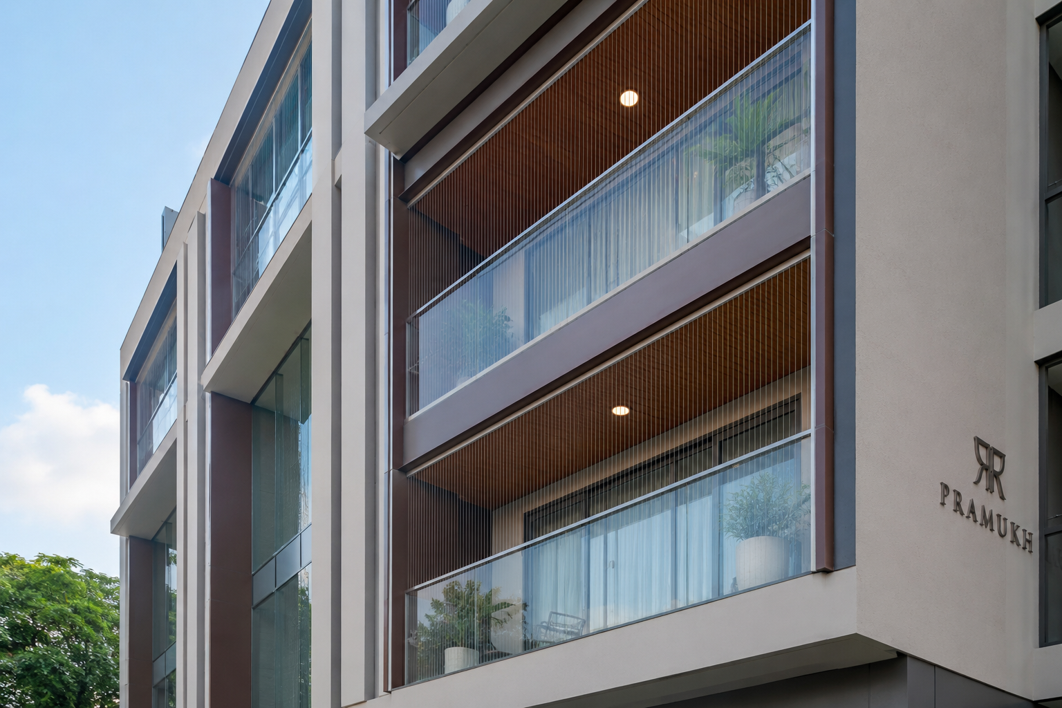 high rise building